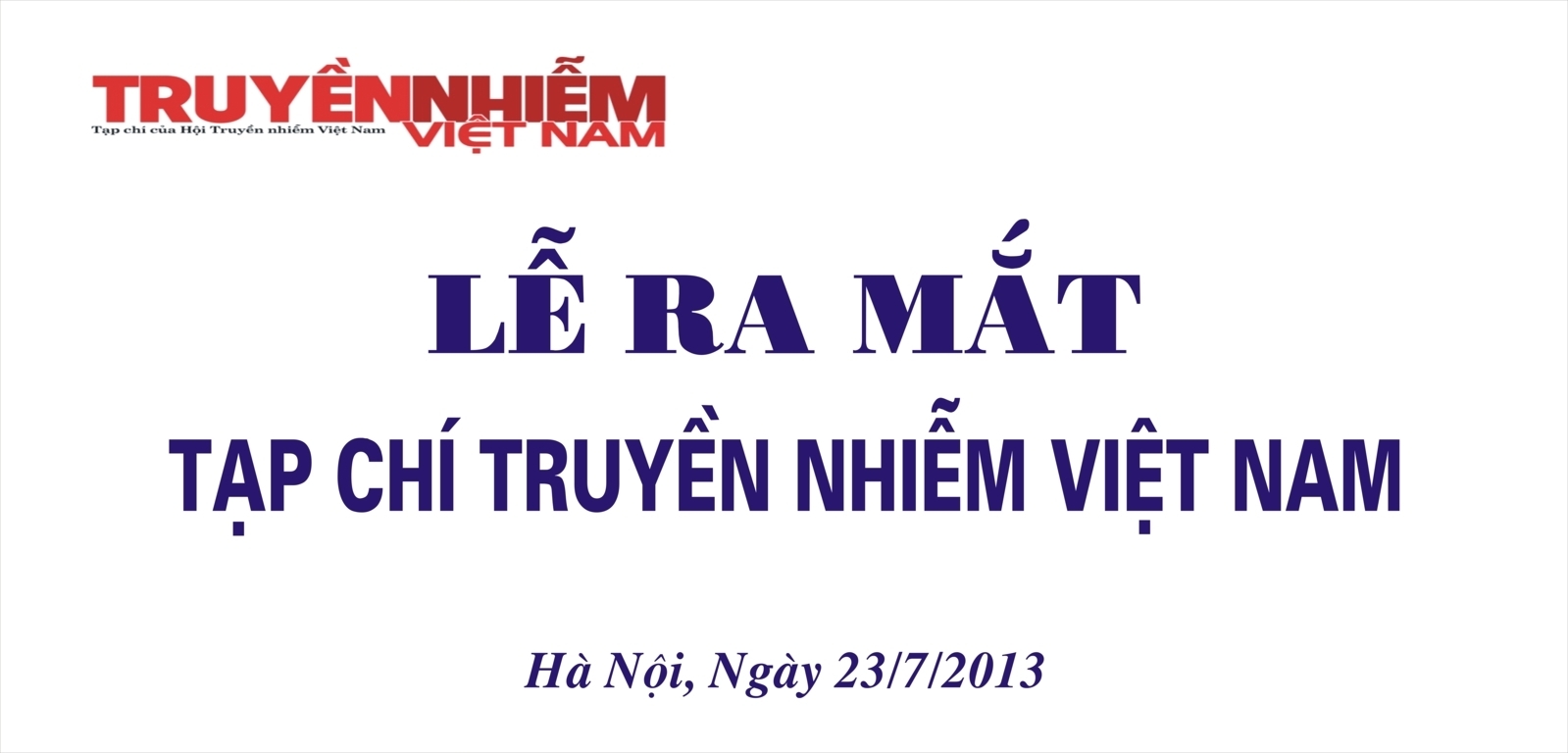 Lễ ra mắt Tạp chí Truyền nhiễm Việt nam